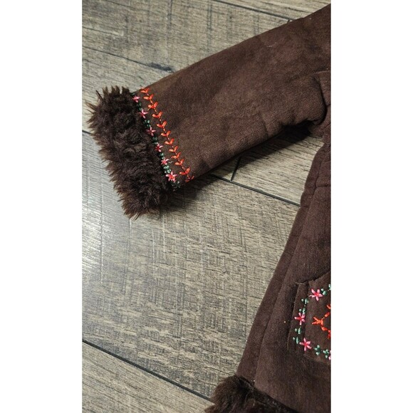 Nannette Kids Coat Winter Faux Fur 12 Months 90s Y2K - Picture 6 of 12